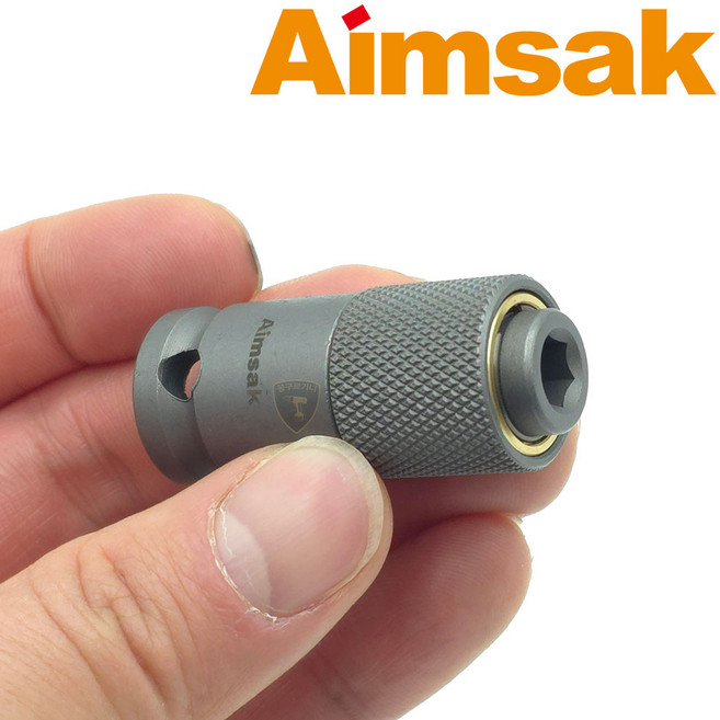 아임삭 임팩 렌치 드라이버 변환 어댑터 임팩트 비트홀더 퀵소켓 9.52mm 3/8