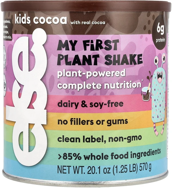 Else 어린이용 My First Plant 셰이크 코코아 570g(1.25lb) Else (엘스), 570g - 쿠팡
