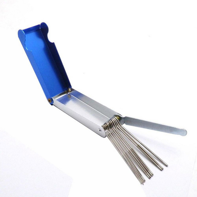 기화기 청소 도구 먼지 카브 탄소 브러쉬 제거 바늘 제트 키트에 ATV 와이어 오토바이 자동차 스쿠터 대한, Cleaning tool box, 1개