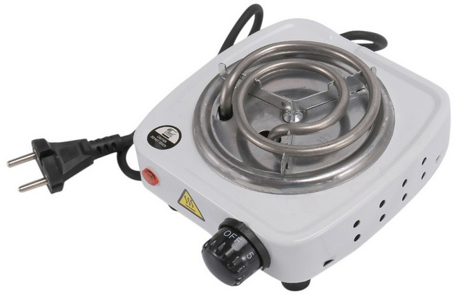 220V 500W 버너 전기 스토브 핫 플레이트 홈 쿠커 커피 히터 핫 플레이트 EU 플러그, 단일, 1개