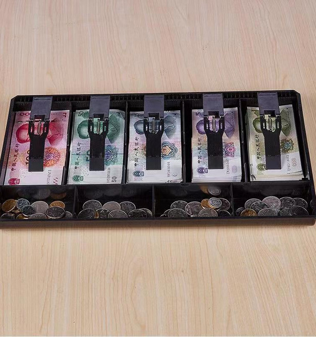 포스기 돈통 카운터 금고 지폐 동전 보관함 금전함 잔돈 정리함 계산대 저금통, A_25x25x3.6 인치