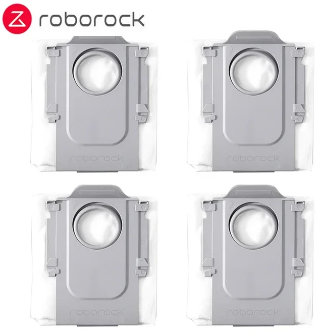 로보락 S8 MaxV Ultra S8 Max 울트라 로봇 진공 청소기 부품 먼지 상자 가방 자동 빈 도크 액세서리 용 기, 02 4 Pcs