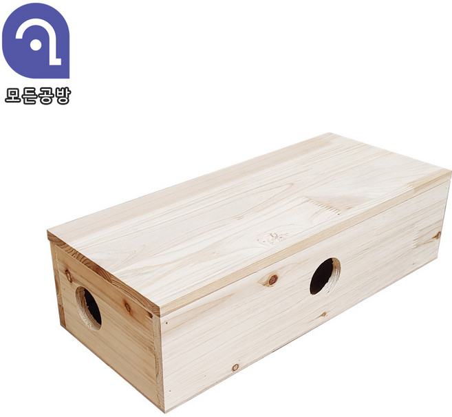 모든공방 원목 전선정리함 멀티탭정리함 대형, 1개