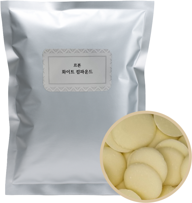 푸드길 르본 화이트 코팅 컴파운드, 1kg, 1개