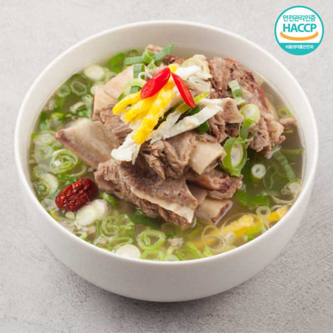 시크릿테이블 구수한 갈비탕, 10개, 600g