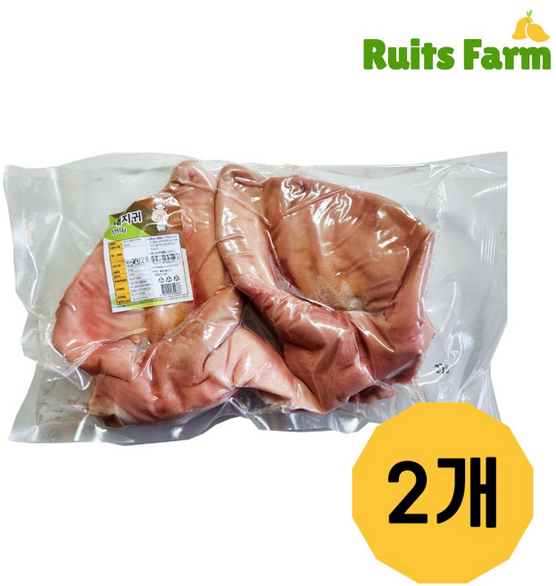 [루츠팜] 냉동 돼지귀 300gX12팩 돼지 통귀 돈귀