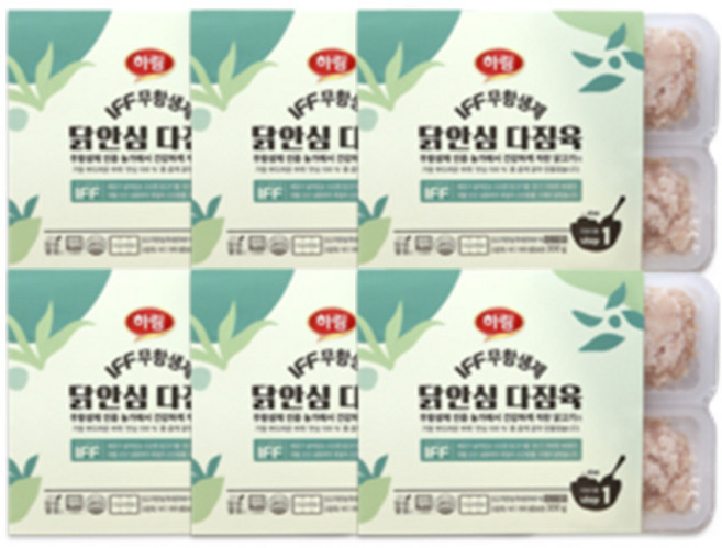 하림 IFF 무항생제 안심 다짐육 300g 6개 이유식 1단계