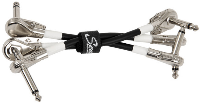 시크 패치케이블 이펙터케이블 15cm (3개), 1세트