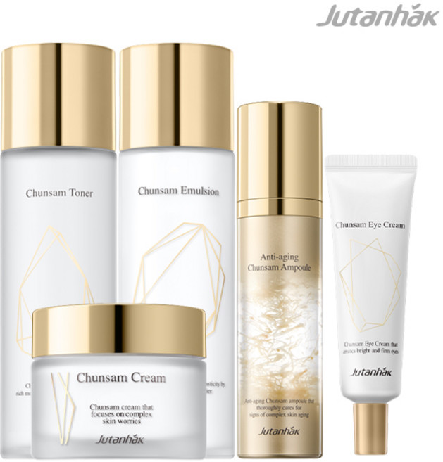 한국화장품 쥬단학 천삼 기초세트, 1세트