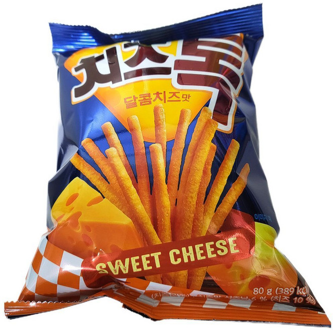 마켓오 치즈톡 달콤치즈맛, 80g, 21개