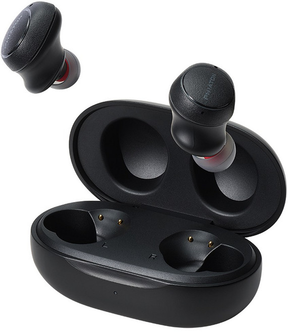 피아톤 보노버즈 플러스 노이즈캔슬링 블루투스 이어폰, TN0620, 스페이스 블랙