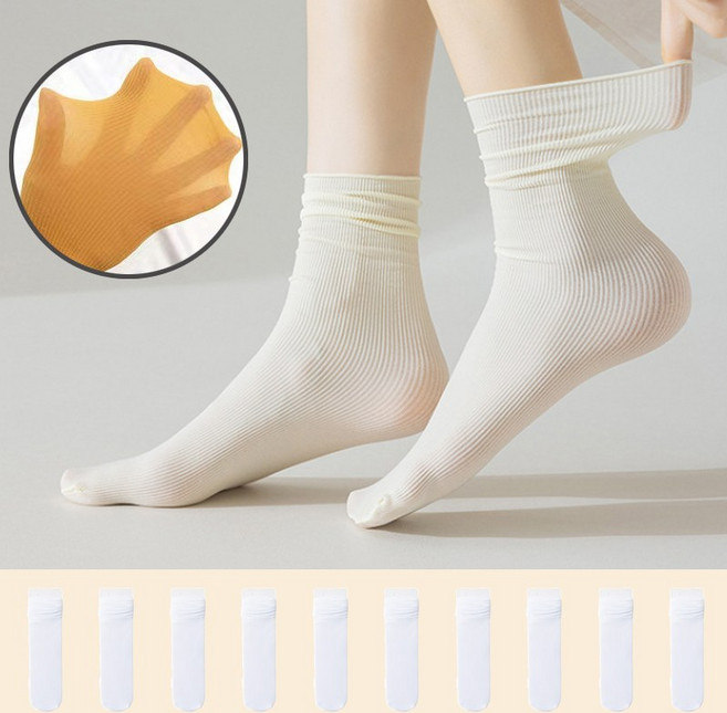 올라이프지 여성 시스루 스타킹양말 아이스 쿨 양말 1 0 켤 레