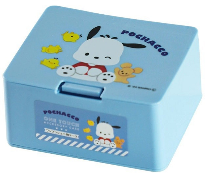 산리오 정품 원터치 미니 케이스 보관함, 1개, 포차코
