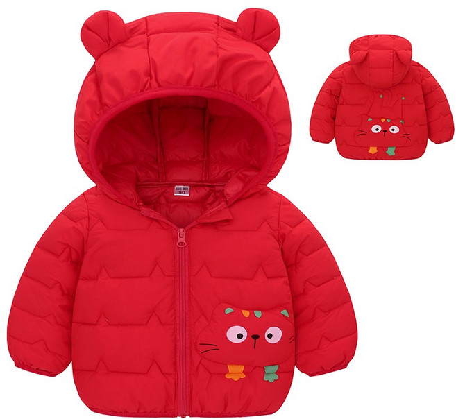 Annie 兒童羽絨外套 連帽設計