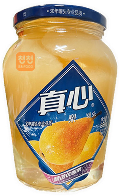 천천중국식품 진심 배통조림, 760g, 1개