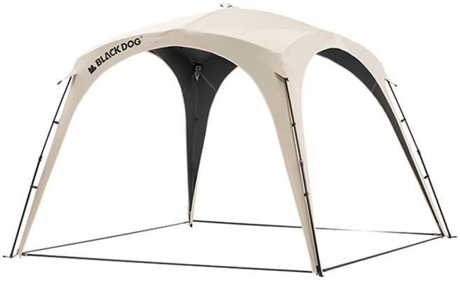 BLACKDOG 돔형 퀵 오픈 자동 프레임 그늘막 텐트 CBD2450WS010, 4인용, 문라이트베이지