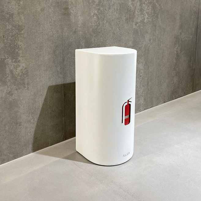 알루아 소화기 d급소화기 이산화탄소 소화기3.3 보관함 받침대 커버, W-01/화이트, 1개