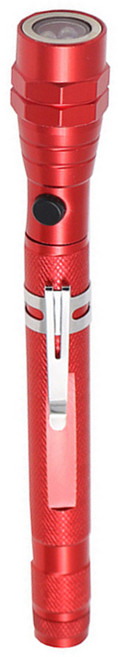 (자바라 후레쉬 C타입 1P) 자석 LED 랜턴 라이트 캠핑 낚시 공구 카센터 수리, 레드, 1개