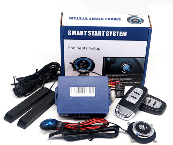원격 시동 스마트 시스템 포함 자동차 알람 범용 시동 중지 점화 단추 자동차 중앙 잠금 장치 액세서리, [04] K5-9100S(TY)