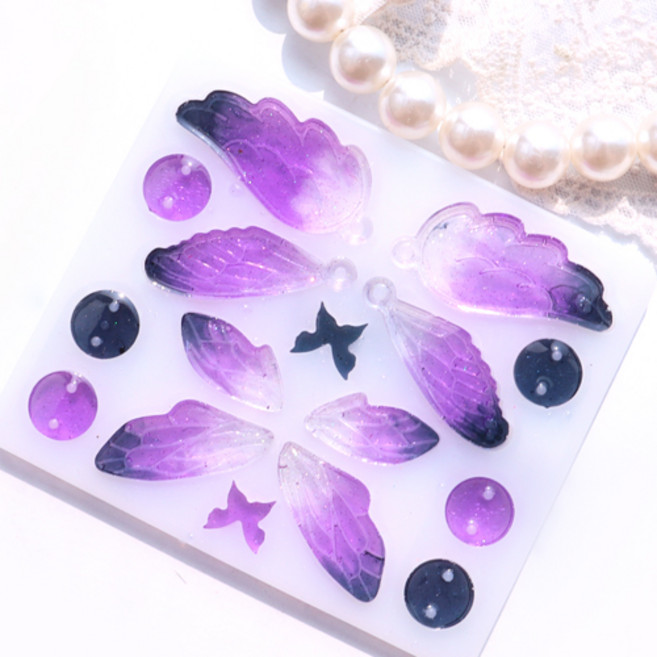 레진몰드 악세사리 제작용 투명 실리콘 몰드 DIY 공예용 쪼만한마을