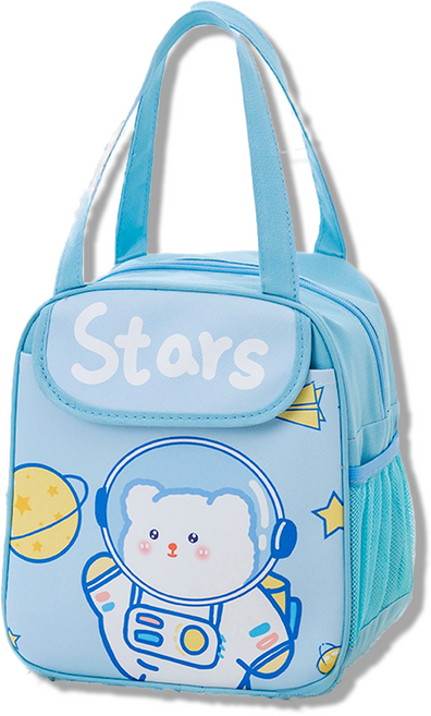 별하루하우스 보냉가방 보온보냉 단열 방수 지퍼형 휴대용, 1개, 블루