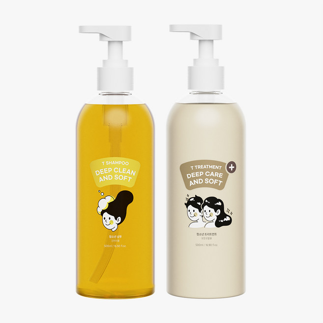 와프랩 사춘기 청소년 정수리냄새 샴푸 모로코 아르간 오일 트리트먼트 세트(긴머리용), 2개, 500ml