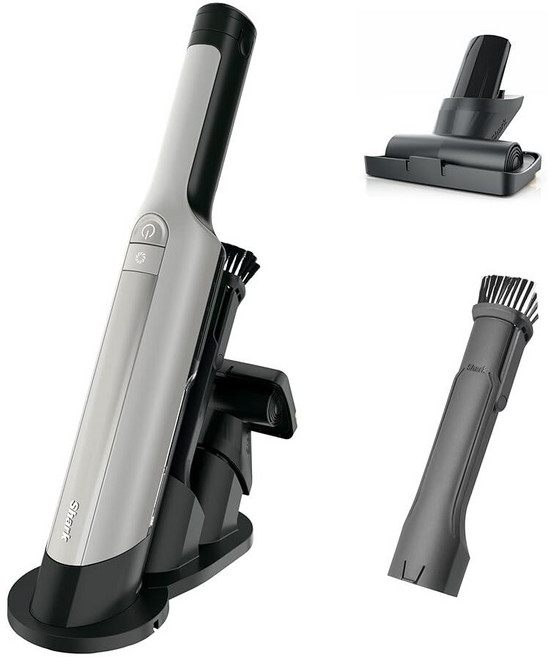 Shark WANDVAC Power PET 무선 핸드 진공청소기 초경량 및 휴대용 강력한 흡입 및 부스트 모드 새로운 FurFins 도구 및 먼지떨이 틈새 도구 자동차, 화이트