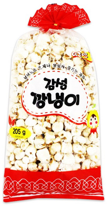감성깡냉이 205g 강냉이 뻥튀기 추억의과자, 1개