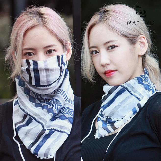 여름 가을 여성용 자외선차단 쿨 마스크 여름 용 골프 여자 등산 UV차단 안면 스카프 자전거 등산 일체형 운전 나들이 멀티 스포츠, MT_MASK-14