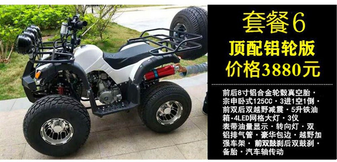 사륜오토바이 사발이 전지형 제주도액티비티 산악 4Cal ATV, 불스 비치카 세트 6