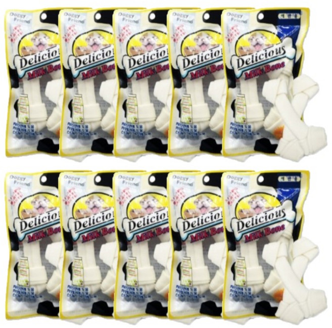 도기프렌드 우유껌 2P, 10개