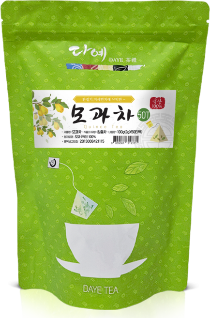다예 모과차 삼각티백, 2g, 50개입, 2개