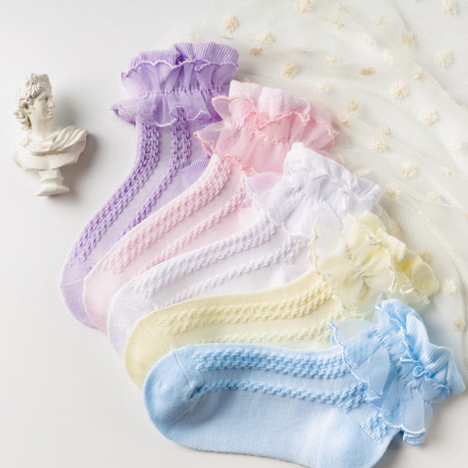 [앙디] 아동양말 레슈5족 (TP101)_(아동양말 여아양말 반타이즈 양말세트 레이스양말)