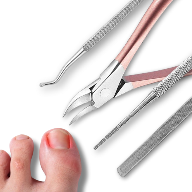 메디플 파고드는 발톱 셀프 홈케어 도구 고급형, 1세트, 4종