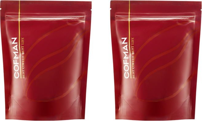 코프만 헤이즐넛향 원두커피, 2개, 200g, 핸드드립(중간)