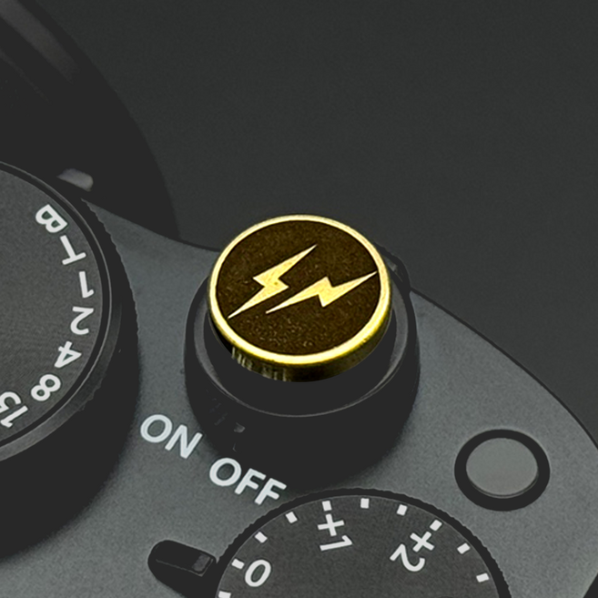 [GH] 금속 각인 소프트버튼 셔터버튼 모음, 1개, 10.피카츄 번개 골드