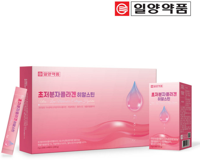 일양약품 초저분자콜라겐 히알스틴 100포, 100개, 2g