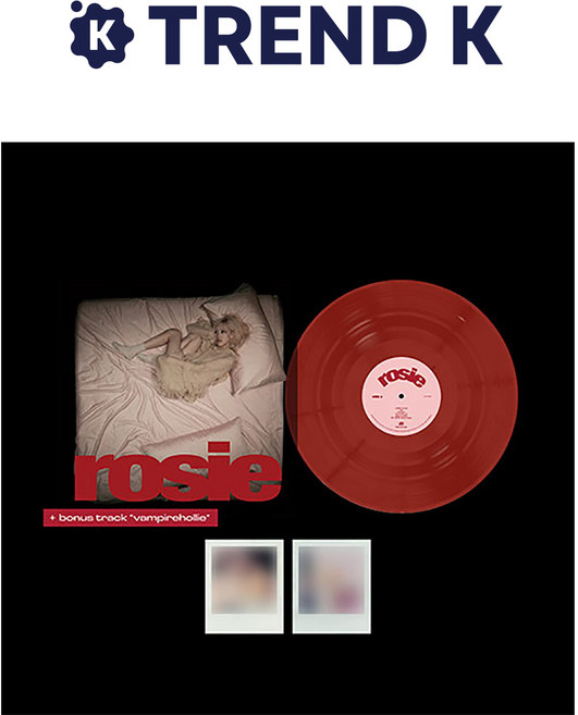 로제 정규 1집 스튜디오 앨범 [rosie] 엘피 ROSE 로지 LP 버전선택 Ver. (미개봉), vampirehollie red Ver(블랙))