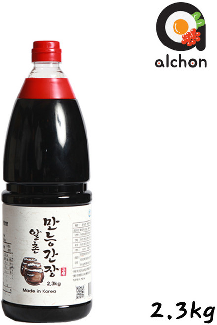 알촌 프리미엄 만능간장 맛간장 (2.3kg / 대용량 ) 가정용, 1개, 2.3kg