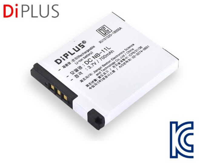 디아이플러스 캐논 NB-11L 호환배터리, DC NB-11L, 1개