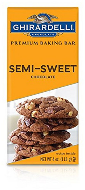 Ghirardelli 기라델리 프리미엄 베이킹 바 세미 스위트 초콜릿 113g 6팩, 1개