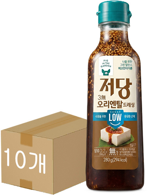 삼립 저당 오리엔탈 드레싱 280g 10개, 280ml