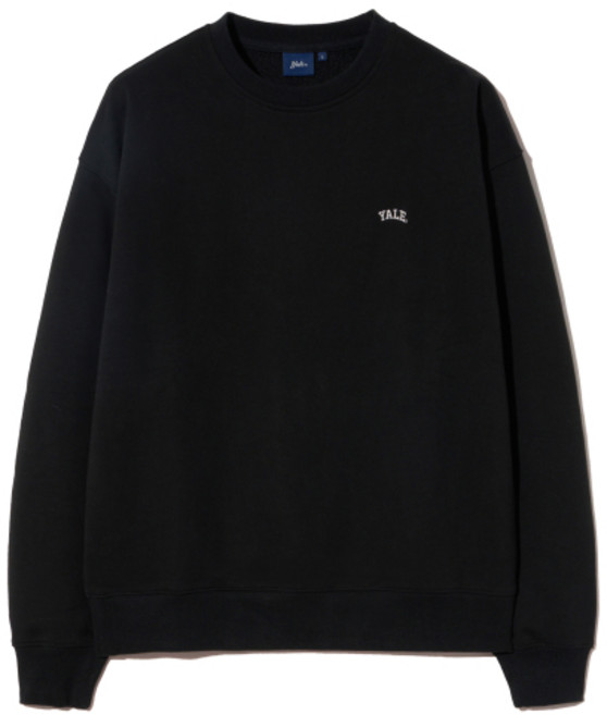 예일 YALE 스몰아치 스웨트셔츠_블랙