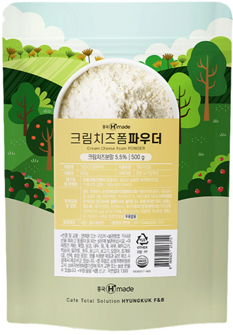 흥국에이치메이드 크림치즈폼 파우더, 500g, 1개, 1개입