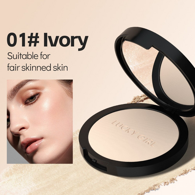 Gurene 쿠션팩트 오일컨트롤 피니셔파우더 방수 지속력 자연메이크업 20대추천, 1개, 01