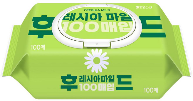 쌍용C&B GSW01171N GSW01171N(=GSW01171)후레시아100매 24EA 물티슈, 1세트