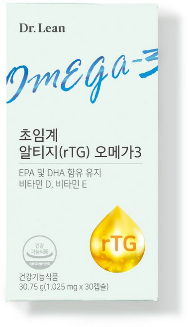 닥터린 초임계 알티지 오메가3, 30정, 1개