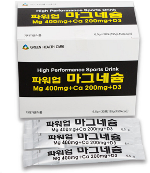 파워업 마그네슘 (6.5gx30EA) 기타헬스보조제, 6.5g, 30개