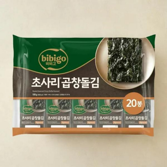 CJ 비비고 초사리 곱창 돌김 100g 1개