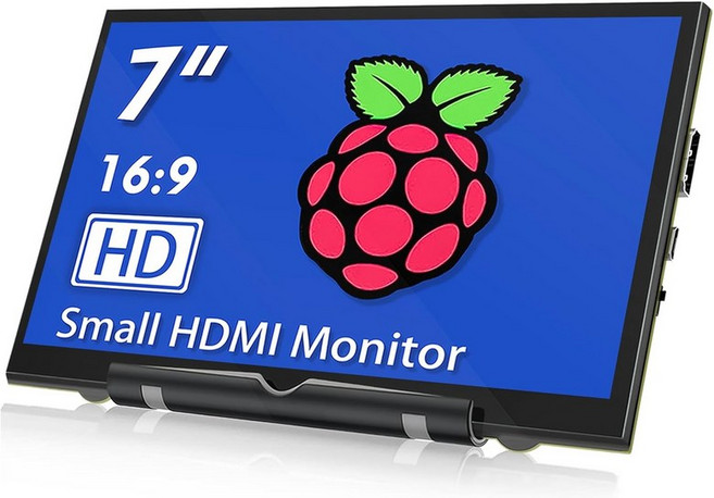 햄티산 라즈베리 파이 화면 7인치 소형 HDMI 모니터 800x480 LCD 디스플레이 Rspberry 543 Win111087용 플러그 앤 플레이비터치